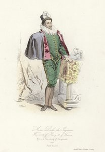 Anne, hertig av Joyeuse, favorit hos Henrik III av Frankrike av French School