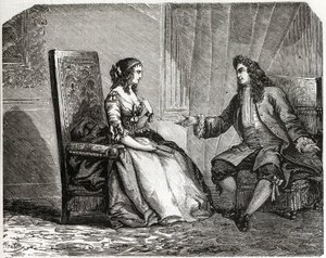 Anne Ninon”” av Enclos (eller Ninon de Lenclos eller Ninon de Lanclos av French School