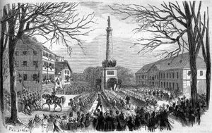 Annexering av Savojen till Frankrike, Chambery, 28 mars av French School