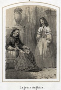 Anonym gravyr från 1800-talet av French School