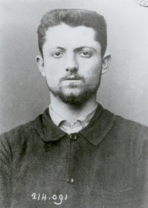 Antropometriskt porträtt av Emile Henry (1872-94),