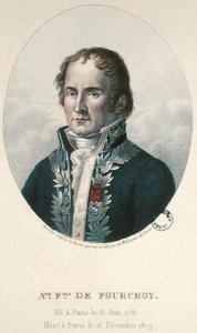 Antoine Francois de Fourcroy (1755-1809) (färgad gravyr) av French School