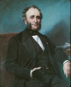 Antoine Jobert de Lamballe (1799-1867) (olja på duk) av French School