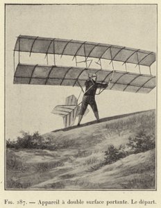 Apparat med dubbel lageryta, Avgången (gravyr) av French School
