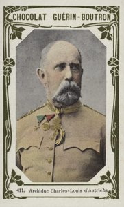 Ärkehertig Charles-Louis av Österrike (färgat foto) av French School