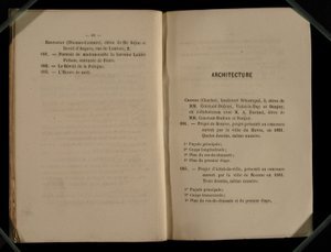 Architecture Chapter, från Salon des Refuses, 1863 av French School
