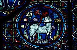 Väduren, från zodiakens fönster av French School