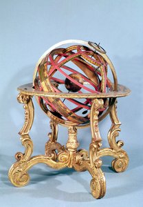 Armillary sfär (förgyllt trä)