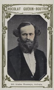 Arsene Houssaye, ecrivain (färgat foto) av French School