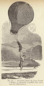 Påtvingad uppstigning av unge Guerin till Nantes, söndagen den 16 juli 1843 av French School