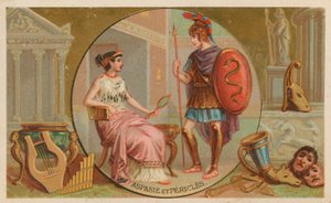 Aspasia och Perikles av French School