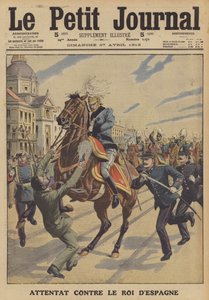 Mordförsök mot kung Alfonso XIII av Spanien av French School