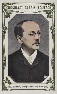 Audran, musikkompositör (färgad bild) av French School