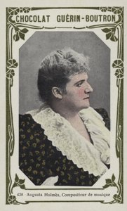 Augusta Holmes, kompositör (färgad bild) av French School
