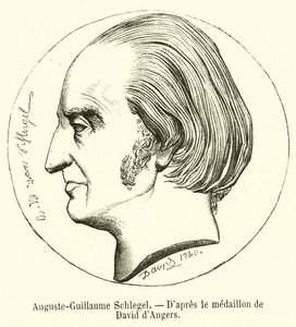 Auguste-Guillaume Schlegel (gravyr) av French School