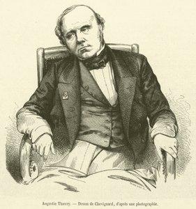Augustin Thierry (gravyr) av French School