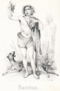 B Bacchus: Son till Jupiter och Semele av French School
