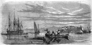 Baby samlad av mossorna i fregattskolan "" Thetis"". Brest (Finistere, 29) av French School
