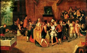 Bal under Henri III:s regeringstid, 1574-89 av French School