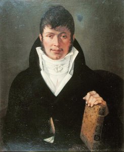 Baron Anselme Balthazar Richerand (1779-1840) (olja på duk) av French School