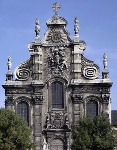 Barockarkitektur: Fasad av jesviternas kyrka (nuvarande museum för helig konst) (1692). Cambrai, norr (59). av French School