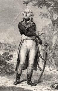 Barthelemy Louis Scherer (1747-1804) ur "Histoire de la Revolution Francaise" av Louis Blanc (1811-82) av French School