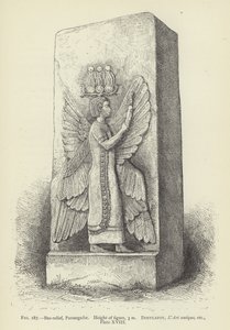 Basrelief, Parsargadae, Figurhöjd, 3 m av French School