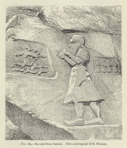 Basrelief från Susiana av French School