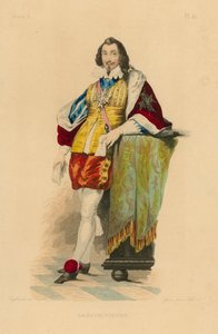 Bassompierre (färgad gravyr) av French School
