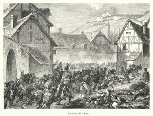 Slaget vid Laon (gravyr) av French School