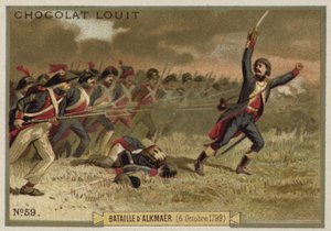Slaget vid Alkmaar, franska revolutionskrigen, 6 oktober 1799 av French School