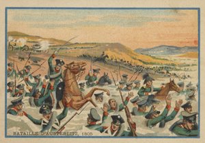 Slaget vid Austerlitz 1805 av French School