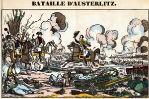 Slaget vid Austerlitz den 2 december av French School