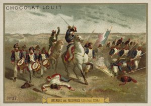 Slaget vid Fleurus, franska revolutionskrigen, 26 juni 1794 av French School