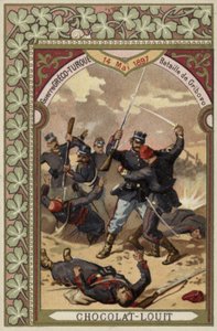 Slaget vid Gribovo, grekisk-turkiska kriget, 14 maj 1897 av French School