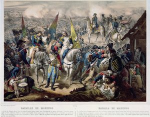 Slaget vid Marengo 14 juni 1800 av French School
