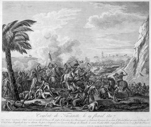 Slaget vid Nasaret den 19 floral år 7 (1799) under general Jean Andoche Junot (Jean-Andoche) (1771-1813) - i "" Revolution francaise"" av Thiers. 1800-talet av French School