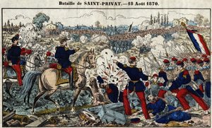 Slaget vid Saint - Privat den 18 augusti av French School
