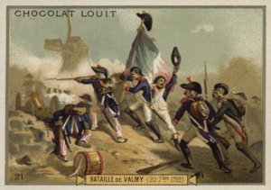 Slaget vid Valmy, Frankrike, 20 september 1792 av French School