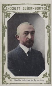 Baudin, marinminister (färgad bild) av French School