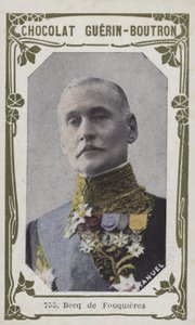 Becq de Fouquieres (färgad bild) av French School