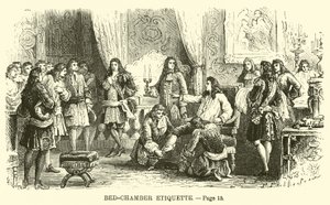 Sängrumsetikett av French School