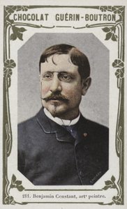 Benjamin Constant, målare (färgat foto) av French School