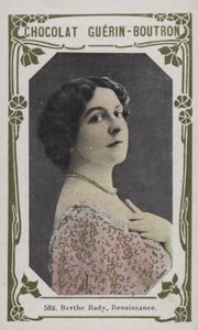 Berthe Bady, Renaissance (färgad bild) av French School