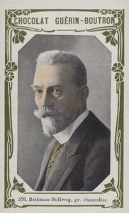 Bethmann-Hollweg, storkansler (färgat foto) av French School