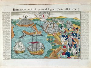 Bombardement och belägring av Alger, 3 juli 1830, ca 1830-35