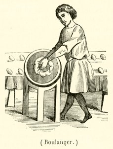 Boulanger (gravyr) av French School
