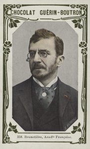 Brunetiere, Franska Akademien (färgad bild) av French School