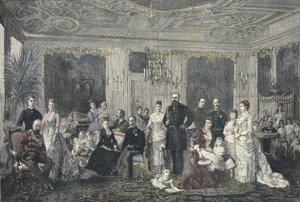 CHRISTIAN IX kung av Danmark av French School