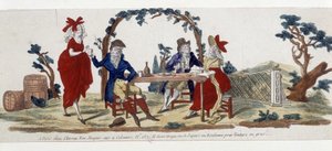 Café i Paris: chez Chereau, rue Jacques - gravyr av French School